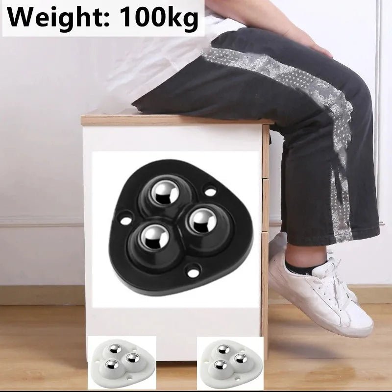 Rollvia | Ruedas Autoadhesivas Giratorias para Muebles (Pack de 4) - StilfulltSKU_1783541781367_7304 unidades BlancoRollvia | Ruedas Autoadhesivas Giratorias para Muebles (Pack de 4)
