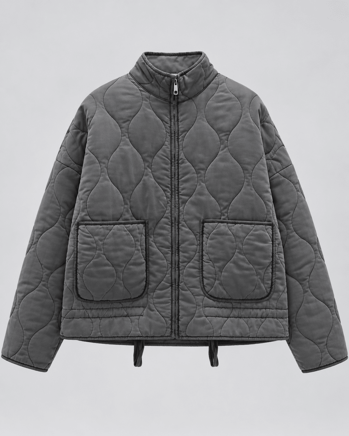 Ronja | Oversized Let Quiltet Jakke med Store Lommer - StilfulltWomen's jacketsSKU_1790229539148_681GråXSRonja | Oversized Let Quiltet Jakke med Store Lommer