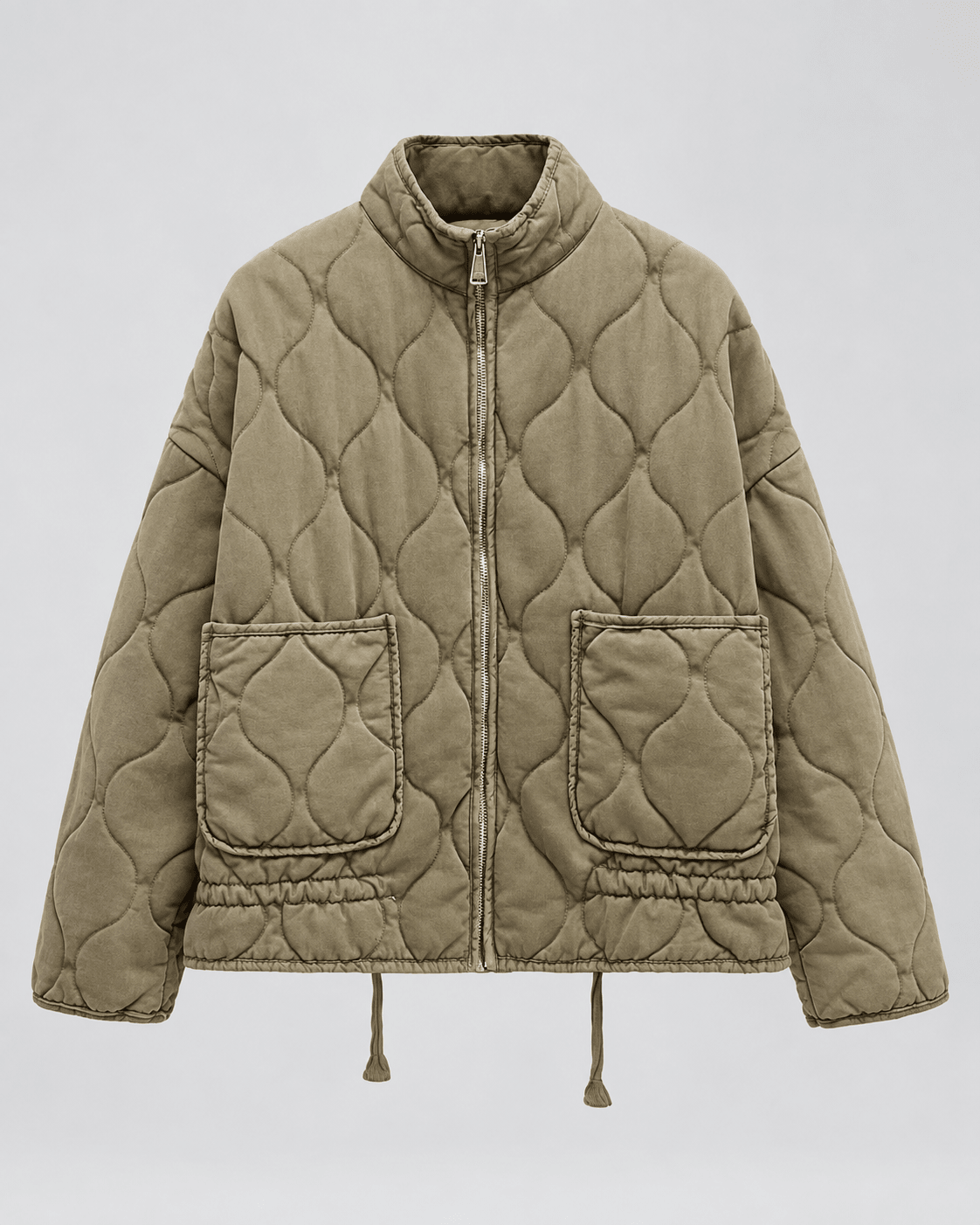 Ronja | Oversized Let Quiltet Jakke med Store Lommer - StilfulltWomen's jacketsSKU_1790229539148_620GrønXSRonja | Oversized Let Quiltet Jakke med Store Lommer