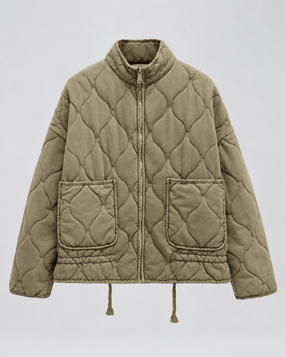Ronja | Oversized Let Quiltet Jakke med Store Lommer - StilfulltWomen's jacketsSKU_1790229539148_620GrønXSRonja | Oversized Let Quiltet Jakke med Store Lommer