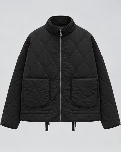 Ronja | Oversized Let Quiltet Jakke med Store Lommer - StilfulltWomen's jacketsSKU_1790229539148_989SortXSRonja | Oversized Let Quiltet Jakke med Store Lommer