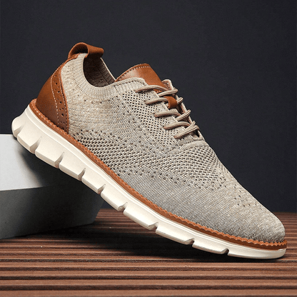 Rowan | Zapatillas de Malla con Detalles de Piel - StilfulltMen's shoesDSHD6-WX346020MarrónEU 41Rowan | Zapatillas de Malla con Detalles de Piel