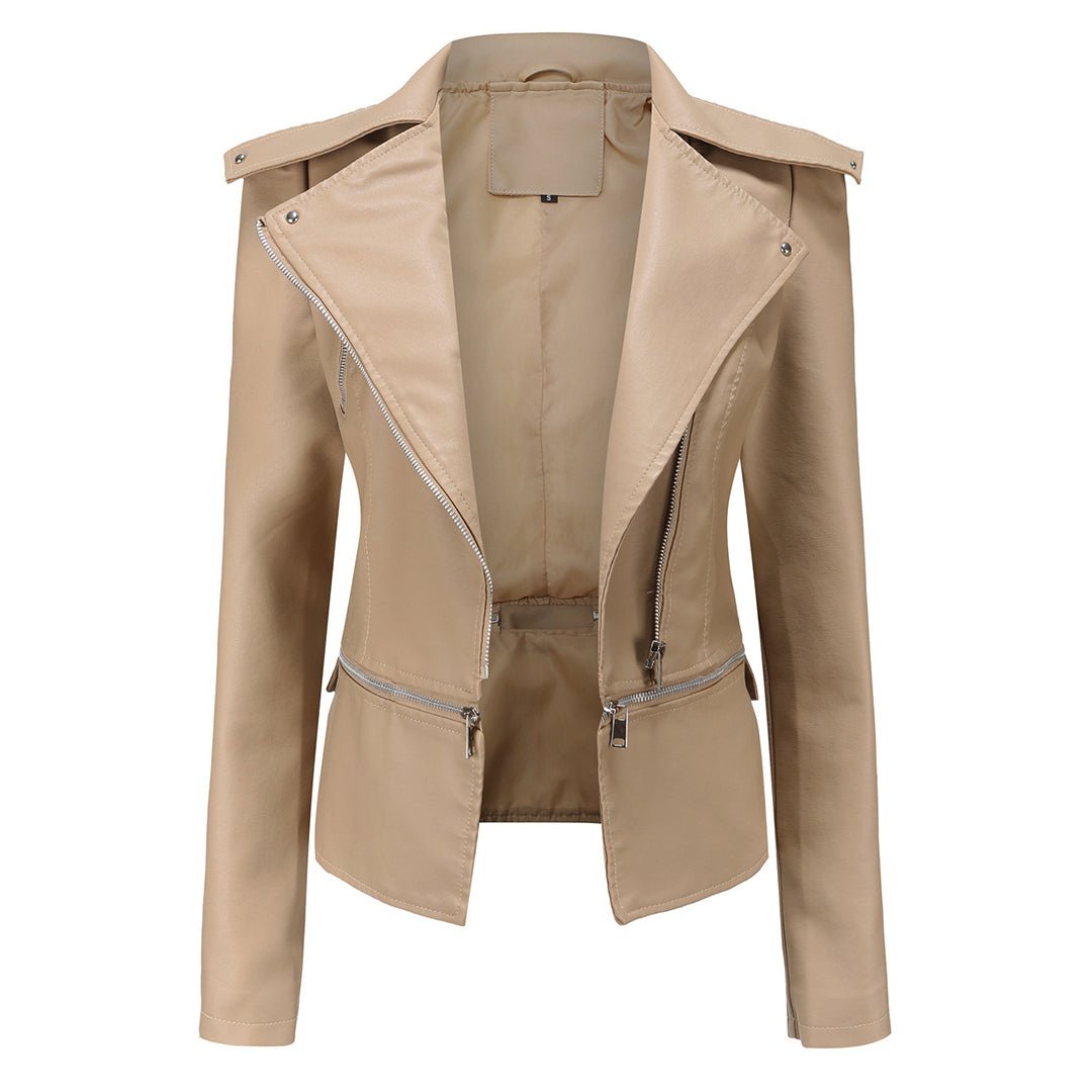 Sally | Chaqueta de Polipiel Biker Desmontable - StilfulltWomen's jacketsAlbaricoqueSSally | Chaqueta de Polipiel Biker Desmontable