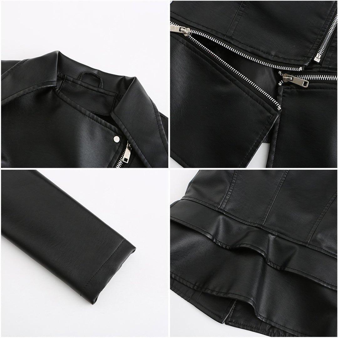 Sally | Chaqueta de Polipiel Biker Desmontable - StilfulltWomen's jacketsCamelSSally | Chaqueta de Polipiel Biker Desmontable