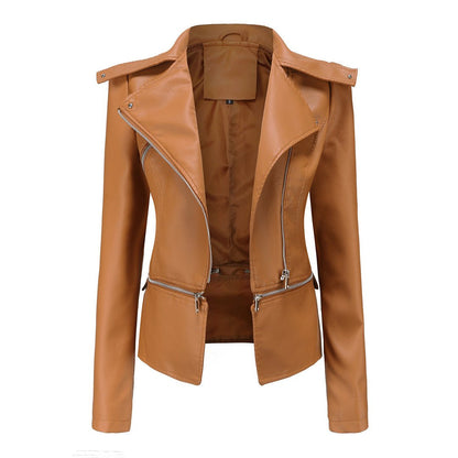 Sally | Chaqueta de Polipiel Biker Desmontable - StilfulltWomen's jacketsCamelSSally | Chaqueta de Polipiel Biker Desmontable