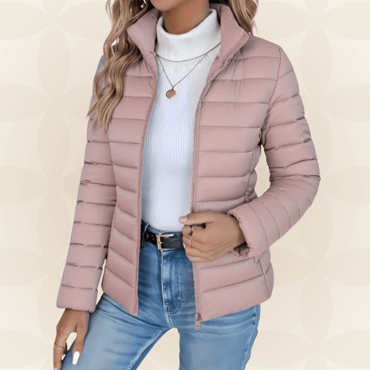 Saskia | Chaqueta Acolchada Ligera de Entretiempo - StilfulltWomen's jacketsRosaXSSaskia | Chaqueta Acolchada Ligera de Entretiempo
