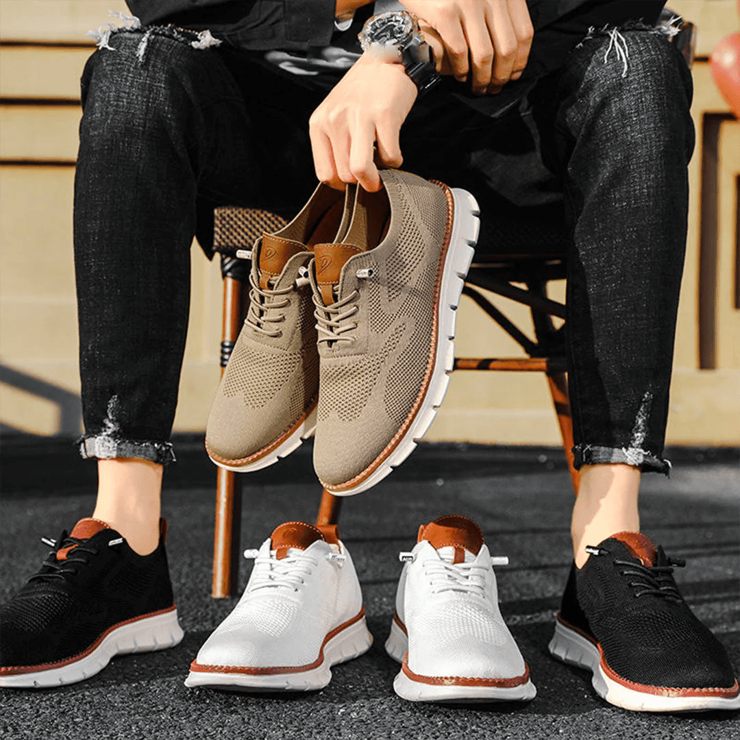 Sawyer | Zapatos Oxford de Punto Transpirables y Ligeros - StilfulltMen's shoesBlanco40Sawyer | Zapatos Oxford de Punto Transpirables y Ligeros