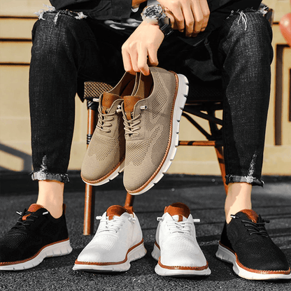 Sawyer | Zapatos Oxford de Punto Transpirables y Ligeros - StilfulltMen's shoesBlanco40Sawyer | Zapatos Oxford de Punto Transpirables y Ligeros