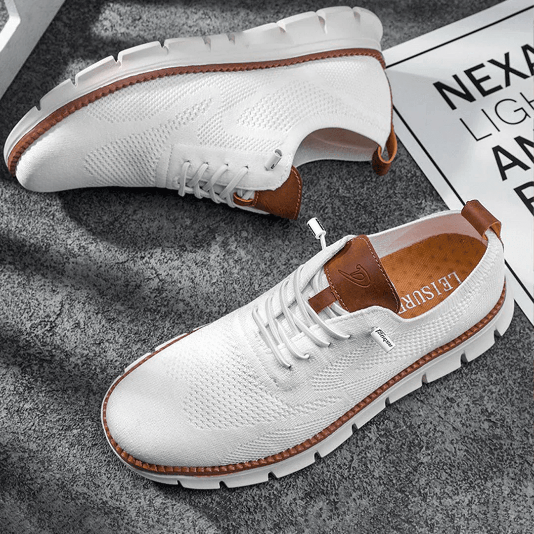Sawyer | Zapatos Oxford de Punto Transpirables y Ligeros - StilfulltMen's shoesBlanco40Sawyer | Zapatos Oxford de Punto Transpirables y Ligeros
