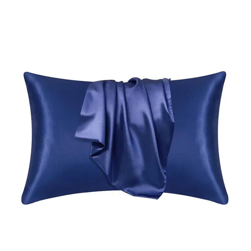 Serelune | Funda de Almohada de Satén Suave - StilfulltPillow casesAzul oscuro50 x 75 cmSerelune | Funda de Almohada de Satén Suave
