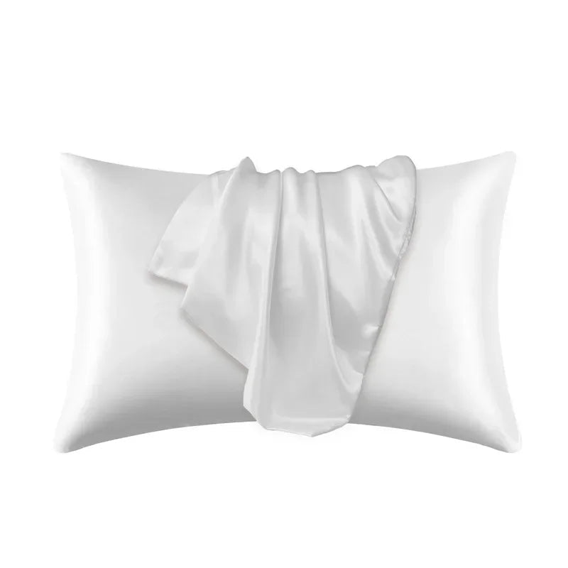 Serelune | Funda de Almohada de Satén Suave - StilfulltPillow casesBlanco50 x 75 cmSerelune | Funda de Almohada de Satén Suave