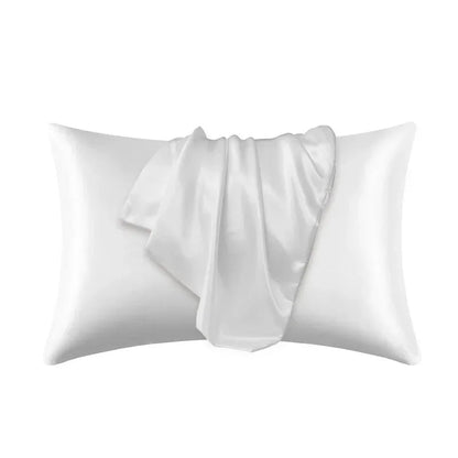 Serelune | Funda de Almohada de Satén Suave - StilfulltPillow casesBlanco50 x 75 cmSerelune | Funda de Almohada de Satén Suave