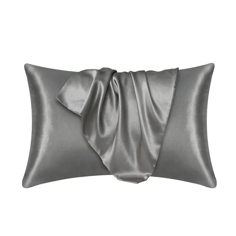 Serelune | Funda de Almohada de Satén Suave - StilfulltPillow casesGris oscuro50 x 75 cmSerelune | Funda de Almohada de Satén Suave