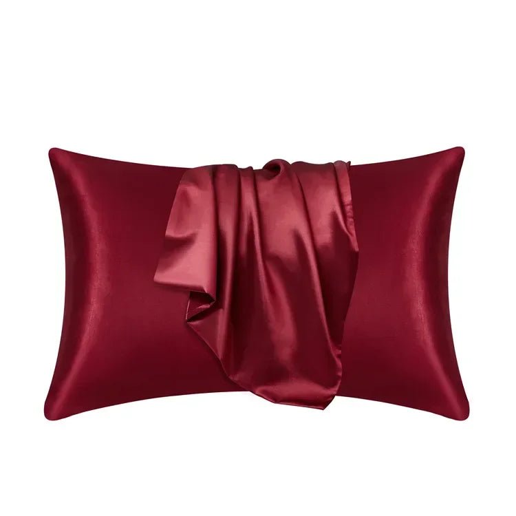 Serelune | Funda de Almohada de Satén Suave - StilfulltPillow casesRojo50 x 75 cmSerelune | Funda de Almohada de Satén Suave