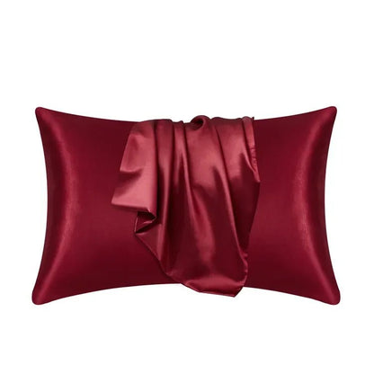 Serelune | Funda de Almohada de Satén Suave - StilfulltPillow casesRojo50 x 75 cmSerelune | Funda de Almohada de Satén Suave