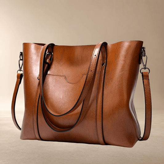 Serena | Bolso Tote de Gran Capacidad con Bandolera Extraíble - StilfulltWomen's handbagsVIVA398046MODAMarrónSerena | Bolso Tote de Gran Capacidad con Bandolera Extraíble