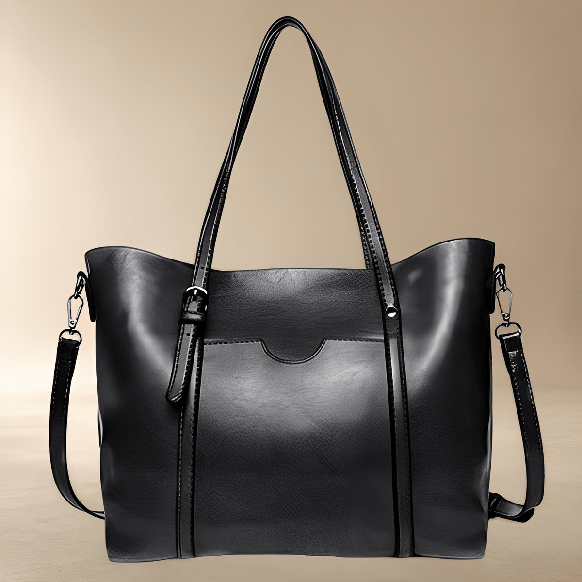 Serena | Bolso Tote de Gran Capacidad con Bandolera Extraíble - StilfulltWomen's handbagsVIVA398052MODANegroSerena | Bolso Tote de Gran Capacidad con Bandolera Extraíble