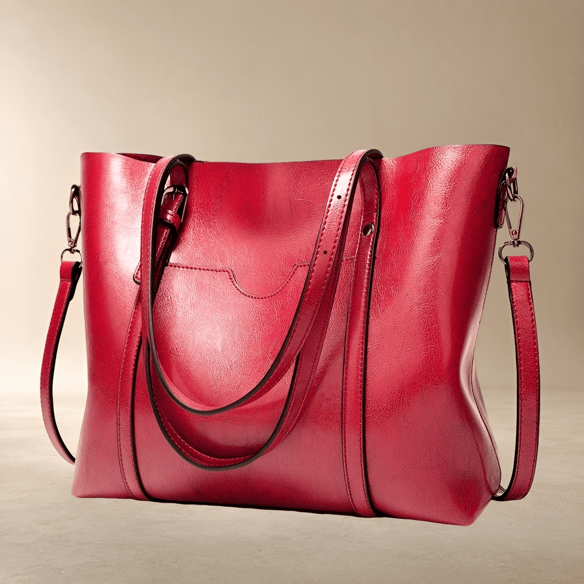 Serena | Bolso Tote de Gran Capacidad con Bandolera Extraíble - StilfulltWomen's handbagsVIVA398047MODARojoSerena | Bolso Tote de Gran Capacidad con Bandolera Extraíble