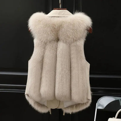 Sévrine | Chaleco de Pelo Sintético sin Mangas - StilfulltWomen's vestsDWOD4-LL584005NegroSSévrine | Chaleco de Pelo Sintético sin Mangas