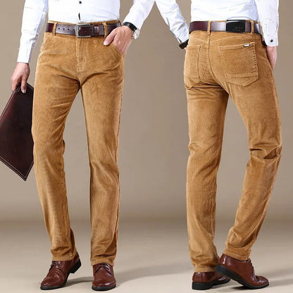 Sheldon | Pantalón de Pana Ajustado de Corte Recto - StilfulltMen's pantsVER25KHA30VER3098Caqui30Sheldon | Pantalón de Pana Ajustado de Corte Recto