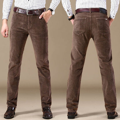 Sheldon | Pantalón de Pana Ajustado de Corte Recto - StilfulltMen's pantsVER25BRO30VER3113Marrón30Sheldon | Pantalón de Pana Ajustado de Corte Recto