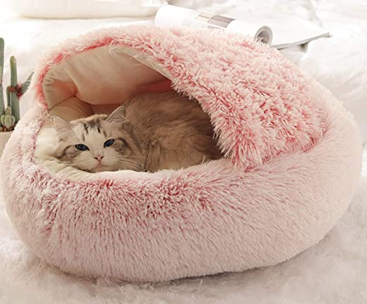 SnugPaw | Cama Nido Mullida con Capucha para Gatos y Perros - StilfulltPet bedsGris40 cmSnugPaw | Cama Nido Mullida con Capucha para Gatos y Perros