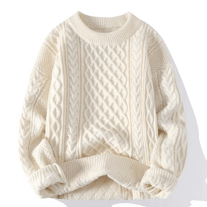 Soleine | Jersey de Ochos Amplio y Cálido - StilfulltWomen's sweatersDMED4-SS343014BlancoSSoleine | Jersey de Ochos Amplio y Cálido