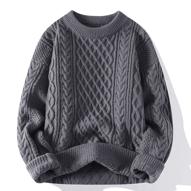 Soleine | Jersey de Ochos Amplio y Cálido - StilfulltWomen's sweatersDMED4-SS343020GrisSSoleine | Jersey de Ochos Amplio y Cálido