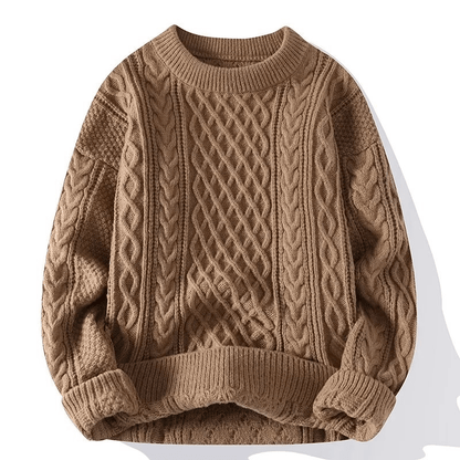 Soleine | Jersey de Ochos Amplio y Cálido - StilfulltWomen's sweatersDMED4-SS343002MarrónSSoleine | Jersey de Ochos Amplio y Cálido