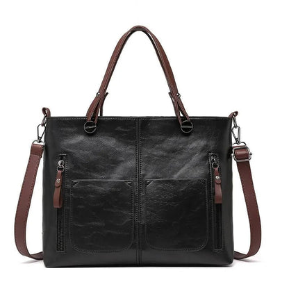 Solene | Bolso Shopper de Piel Sintética con Bandolera - StilfulltWomen's handbagsLievehart - 3GrisSolene | Bolso Shopper de Piel Sintética con Bandolera