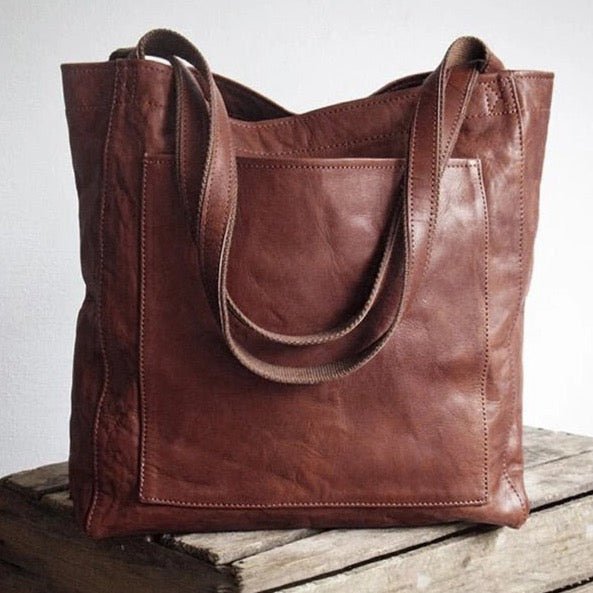 Solenne | Bolso Shopper Vintage y Espacioso - StilfulltWomen's handbagsMarrón oscuroSolenne | Bolso Shopper Vintage y Espacioso