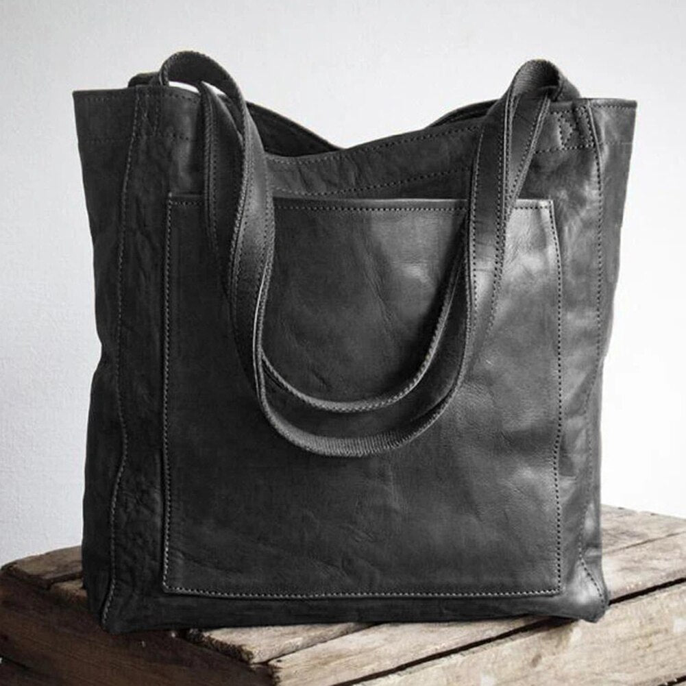 Solenne | Bolso Shopper Vintage y Espacioso - StilfulltWomen's handbagsNegroSolenne | Bolso Shopper Vintage y Espacioso