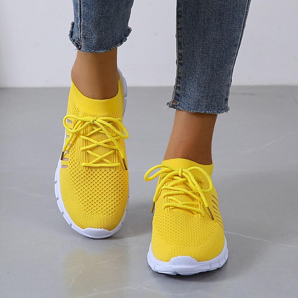 Solveig | Zapatillas de Punto Transpirables y Ligeras - StilfulltWomen's shoesDSHD4-MK141154Amarillo35 EUSolveig | Zapatillas de Punto Transpirables y Ligeras