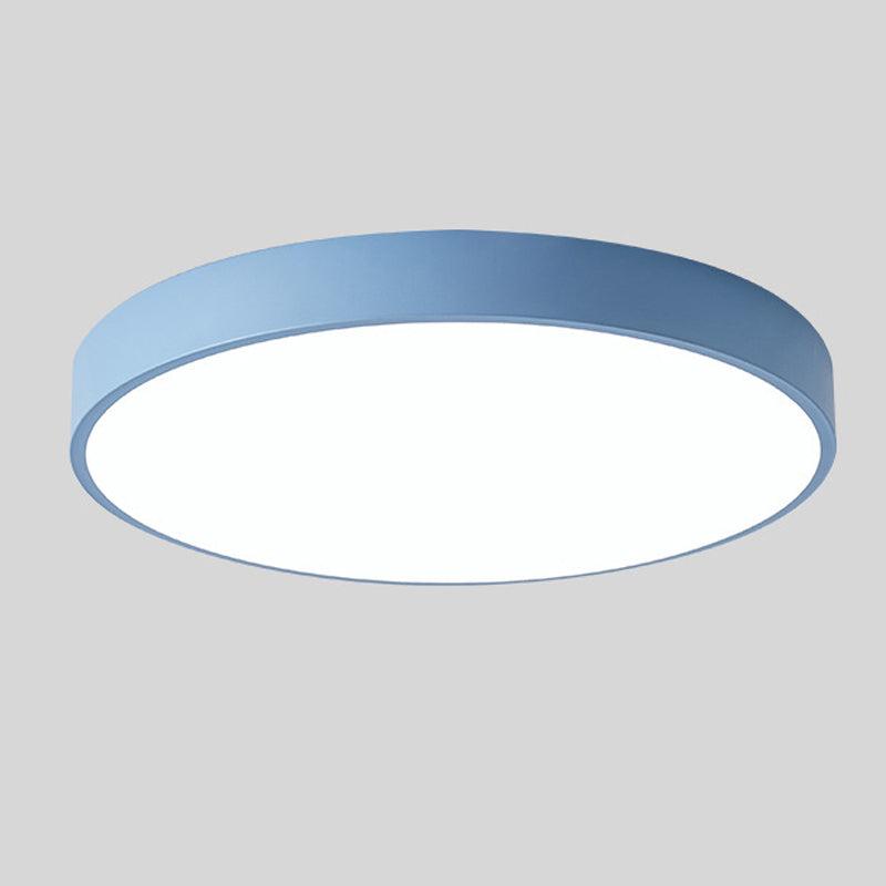 Solvik | Plafón LED de Techo Redondo Estilo Nórdico - StilfulltCeiling lampMODERNEMAC-DIA23-ZYJ2AzulDiámetro 23CM -12WLisoSolvik | Plafón LED de Techo Redondo Estilo Nórdico