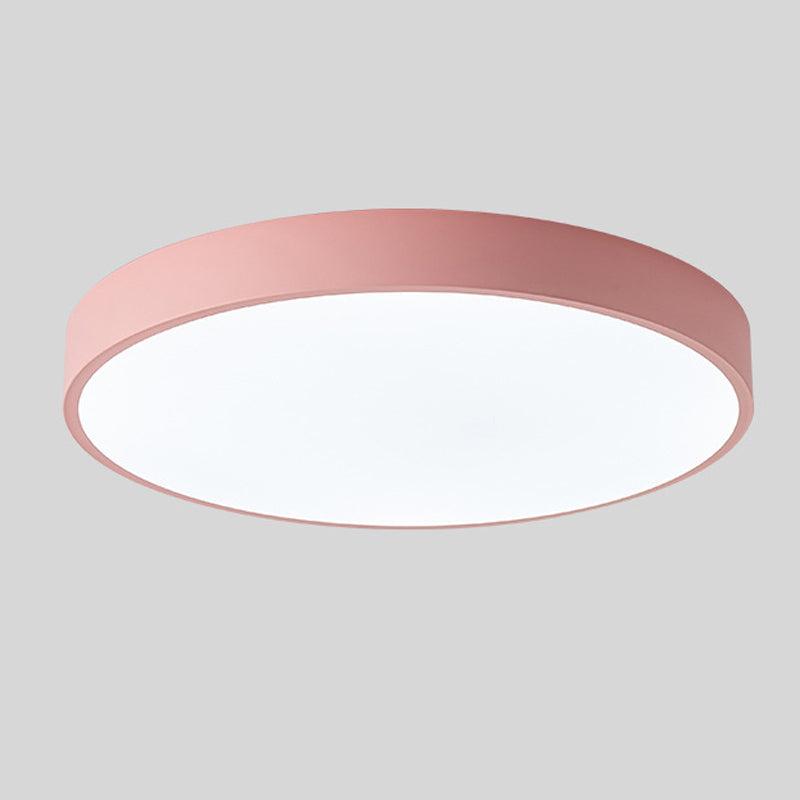 Solvik | Plafón LED de Techo Redondo Estilo Nórdico - StilfulltCeiling lampMODERNEMAC-DIA23-B4HORosaDiámetro 23CM -12WLisoSolvik | Plafón LED de Techo Redondo Estilo Nórdico