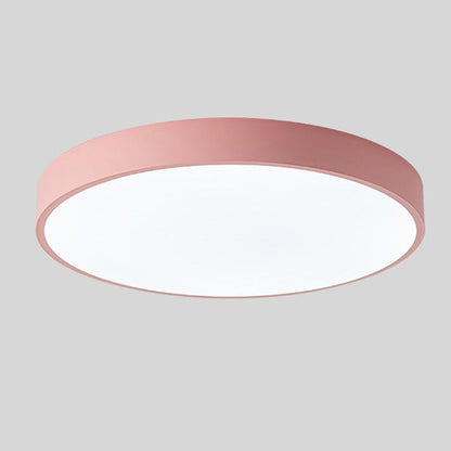 Solvik | Plafón LED de Techo Redondo Estilo Nórdico - StilfulltCeiling lampMODERNEMAC-DIA23-B4HORosaDiámetro 23CM -12WLisoSolvik | Plafón LED de Techo Redondo Estilo Nórdico