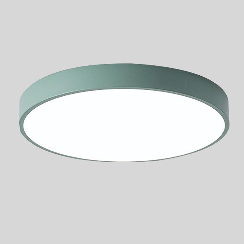 Solvik | Plafón LED de Techo Redondo Estilo Nórdico - StilfulltCeiling lampMODERNEMAC-DIA23-D09QVerdeDiámetro 23CM -12WLisoSolvik | Plafón LED de Techo Redondo Estilo Nórdico