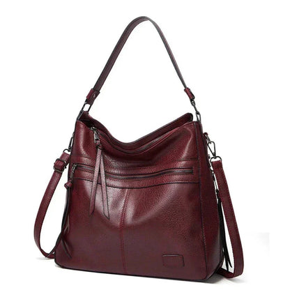 Sorrelle | Bolso Hobo Blando y Envejecido - StilfulltWomen's handbagsBurdeosSorrelle | Bolso Hobo Blando y Envejecido