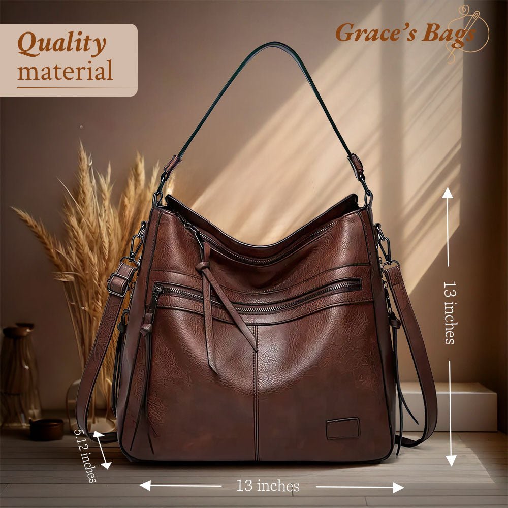 Sorrelle | Bolso Hobo Blando y Envejecido - StilfulltWomen's handbagsCaquiSorrelle | Bolso Hobo Blando y Envejecido