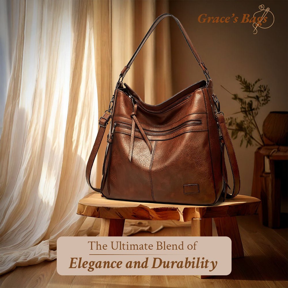 Sorrelle | Bolso Hobo Blando y Envejecido - StilfulltWomen's handbagsCaquiSorrelle | Bolso Hobo Blando y Envejecido
