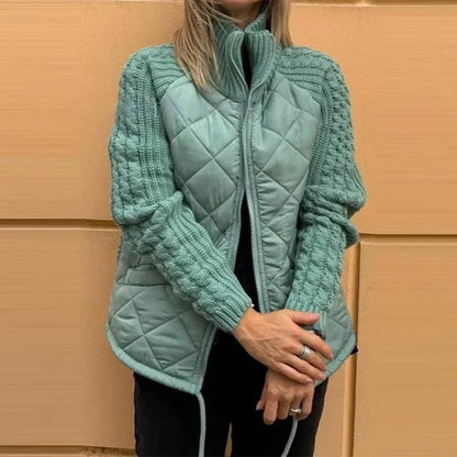 Astrid | Chaqueta Acolchada con Mangas de Punto