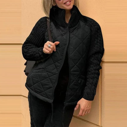 Astrid | Chaqueta Acolchada con Mangas de Punto