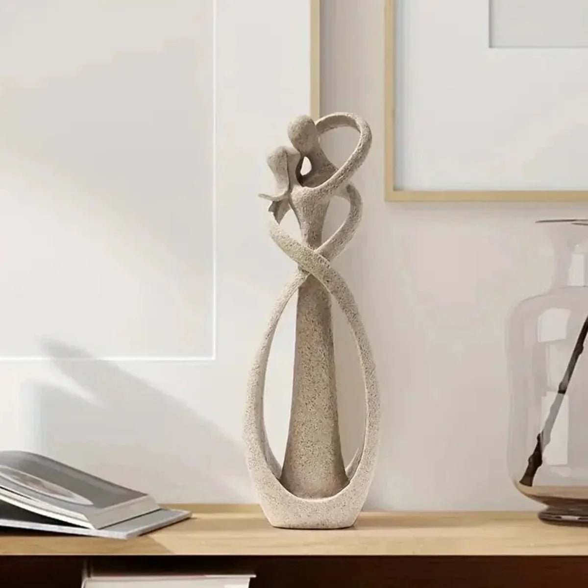 StoneVow | Escultura de Pareja Abstracta y Romántica - StilfulltHome decorStoneVow | Escultura de Pareja Abstracta y Romántica