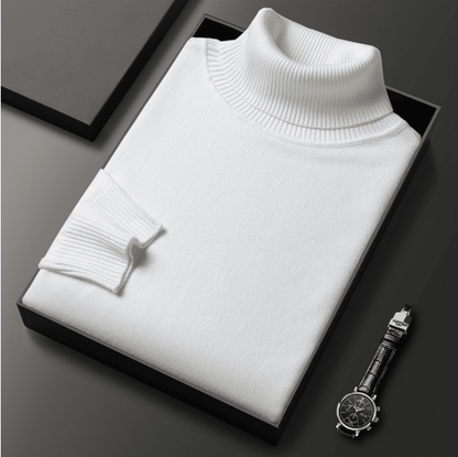 Sullivan | Jersey de Cuello Alto de Punto Fino - StilfulltMen's sweatersDMED2-JT442045BlancoMSullivan | Jersey de Cuello Alto de Punto Fino