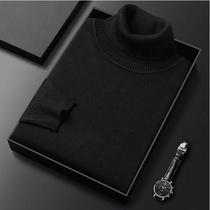 Sullivan | Jersey de Cuello Alto de Punto Fino - StilfulltMen's sweatersDMED2-JT442009NegroMSullivan | Jersey de Cuello Alto de Punto Fino