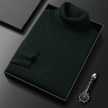 Sullivan | Jersey de Cuello Alto de Punto Fino - StilfulltMen's sweatersDMED2-JT442039VerdeMSullivan | Jersey de Cuello Alto de Punto Fino