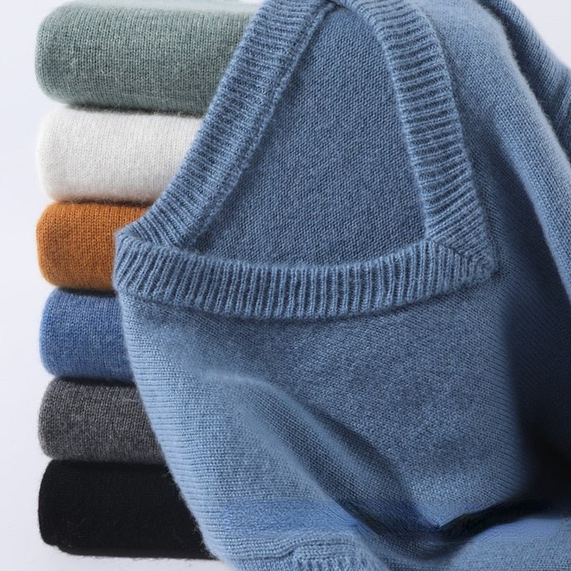 Sullivan | Jersey de Punto Fino para Hombre - StilfulltMen's sweatersLight Blue / V neck - SAzul claro - Cuello en VSSullivan | Jersey de Punto Fino para Hombre