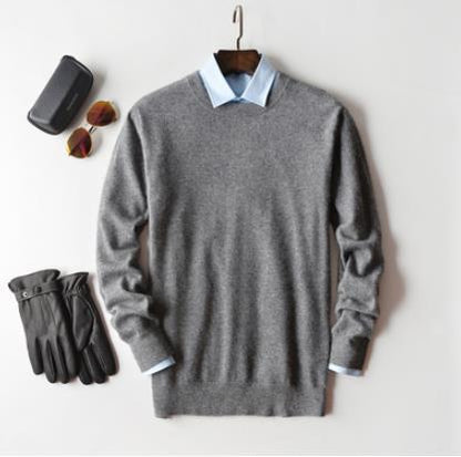 Sullivan | Jersey de Punto Fino para Hombre - StilfulltMen's sweatersLight Blue / V neck - SAzul claro - Cuello en VSSullivan | Jersey de Punto Fino para Hombre