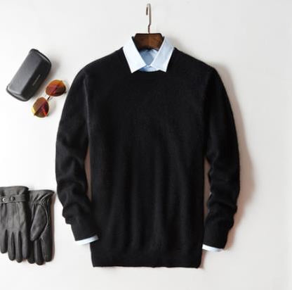 Sullivan | Jersey de Punto Fino para Hombre - StilfulltMen's sweatersBlack / Round neck - SNegro - Cuello redondoSSullivan | Jersey de Punto Fino para Hombre