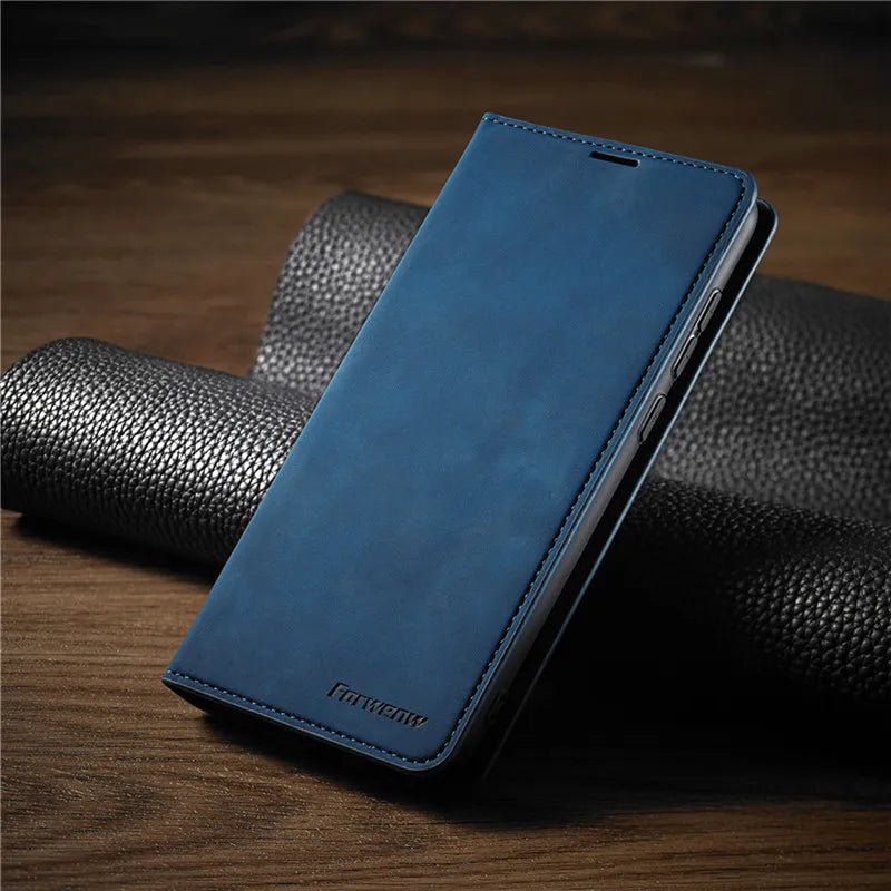 Sutton | Funda Libro Magnética Efecto Piel para iPhone - StilfulltPhone casesLUXEMAGNET-BLAUW-2MFQAzuliPhone 15 PlusSutton | Funda Libro Magnética Efecto Piel para iPhone